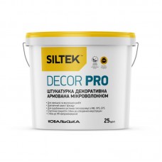 Siltek Decor Pro Штукатурка декоративна армована мікроволокном, камінцева 2,0 мм, база DА/DC(25 кг) Siltek Decor Pro Штукатурка декоративна армована мікроволокном, камінцева 2,0 мм, база DА/DC(25 кг)